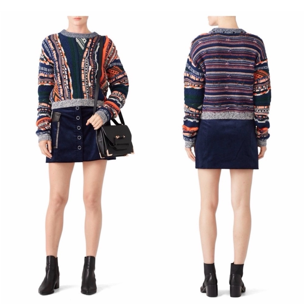 Women's Patterned Crewneck Sweater